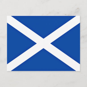 Skottlands flagga vykort