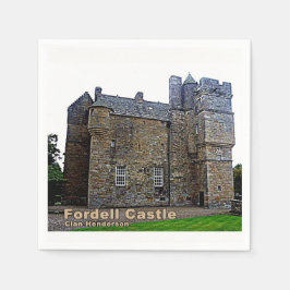Skottlands Fordell Castle - Henderson Klan Pappersservett