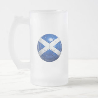 Skottlands fotbollsflagg frostad glas mugg