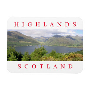 Skottlands högland - visa kylmagnet magnet