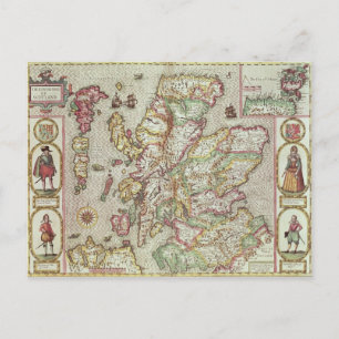Skottlands Kingdome, graverat av Jodocus Vykort