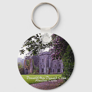 Skottlands Klan Armadale Castle Donald-MacDonald Nyckelring