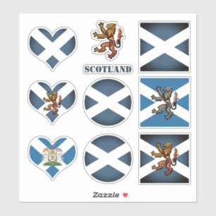 Skottlands klistermärken, Scottish Flagga Lejon He Klistermärken