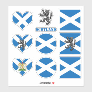 Flagga Av Scotland Klistermarken Zazzle Se