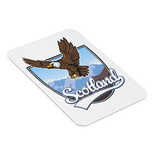 Skottlands logotyp för resor magnet