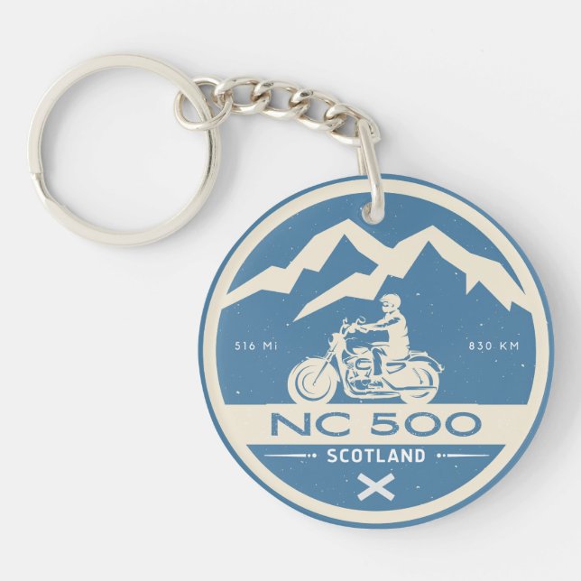 Skottlands motorcykelturnering i norra Kusten 500 (Framsidan)