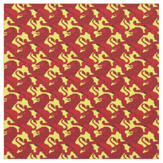 Skottlands Rampant Lejon, gammal flagga/banderoll Tyg