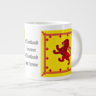 Skottlands röda Rampant gamla Lejonare flagga Jumbo Mugg