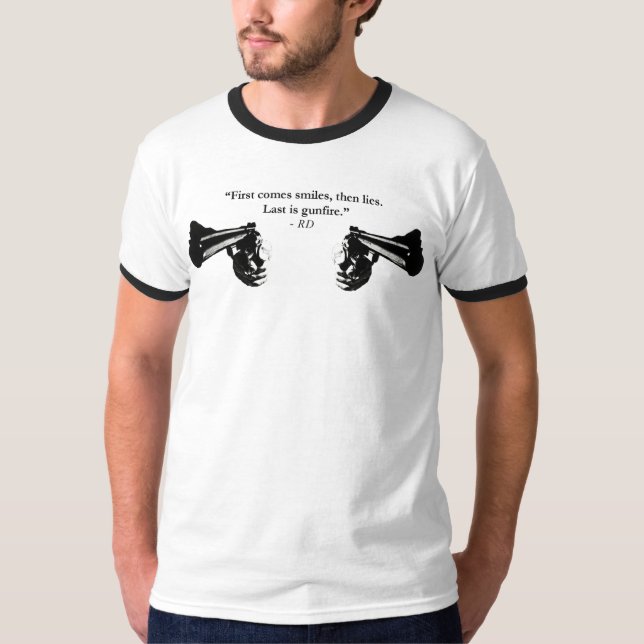 Skottlossning Tee Shirt (Framsida)