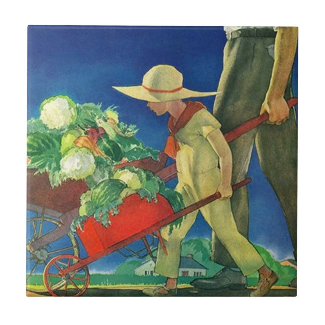 Skottpengar för skörden för kakelplatta (Framsidan)