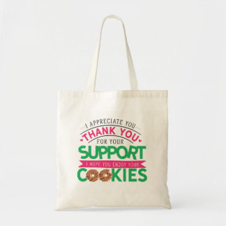 Skout Cookie Tote Bag för flickor Tygkasse