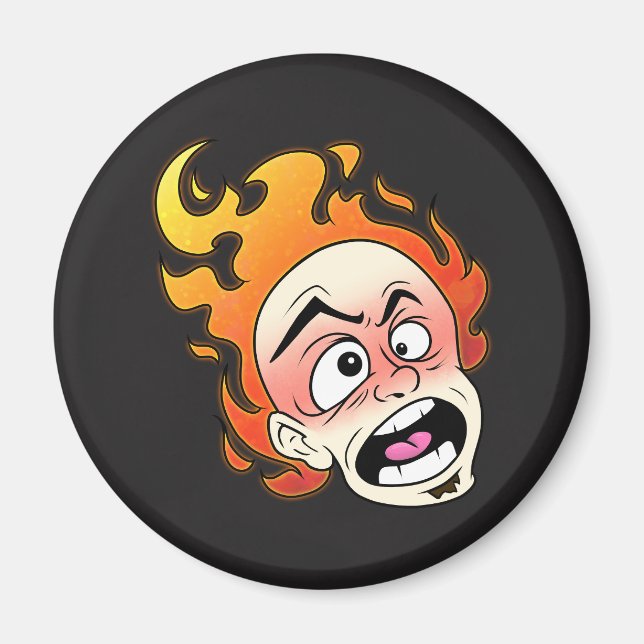 Skovillelikatsprut med brandkrets magnet (Framsidan)