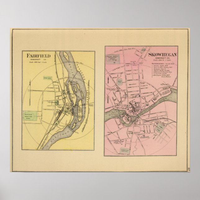 Skowhegan, Fairfield 2 Poster (Framsidan)