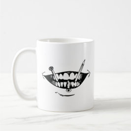 Skräck anime konst kaffemugg