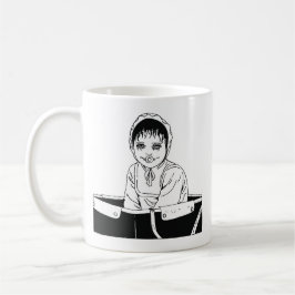 Skräck anime konst kaffemugg