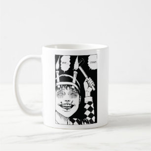 Skräck anime konst kaffemugg