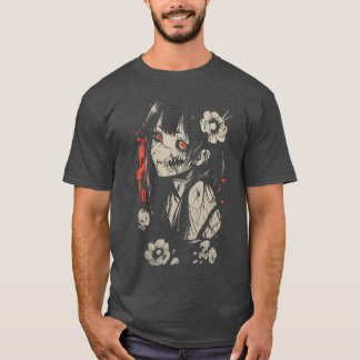 Skräck Anime Manga Japan Japanska Kuslig Söt Go T Shirt