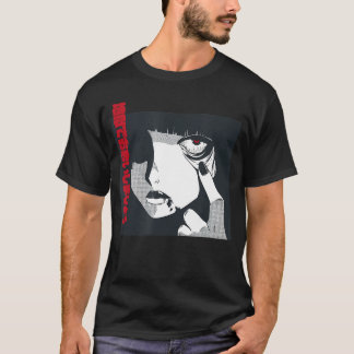 Skräck anime tjej ansikte familj t shirt