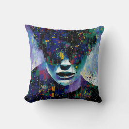 Skräck av det hela - Ken Gage Surrealistisk konst Kudde