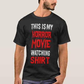Skräck Fanhis Är Min Skräckfilm Tittar vänner T Shirt