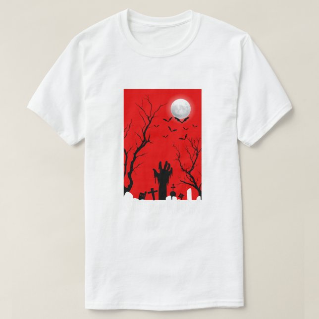 Skräck-grafik T Shirt (Design framsida)