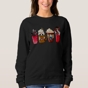 Skräck Höst Kaffe Pumpa Kryddat Latte Iced Höst T Shirt