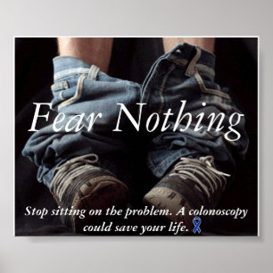 Skräck ingenting poster