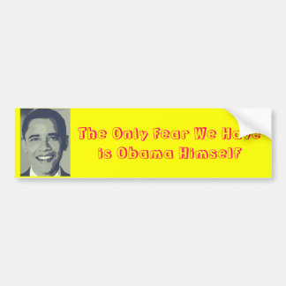 Skräck själva Obama Bildekal