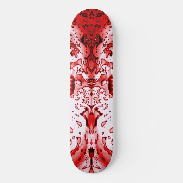 Skräck Skräckfyllt Blodigt Halloween Skateboard Bräda 21,5 Cm (Framsida)
