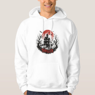 Skräck Skräckhus Halloween Grafisk T- Hoodie