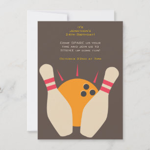 Skräckande inbjudan till Bowling-partiet