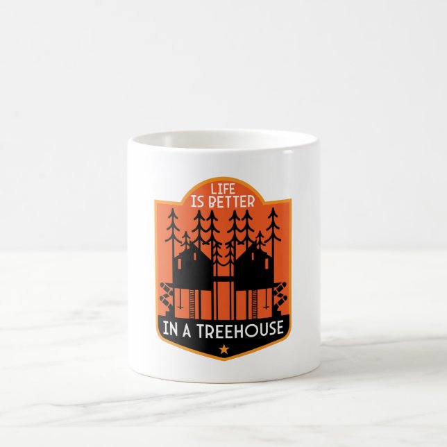 Skräckapparat och däck kaffemugg (Center)