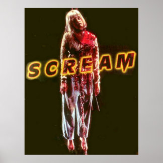 Skräckasey becker horror-filmhängare poster