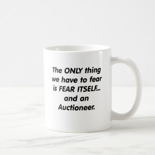 skräckauctioneer kaffemugg