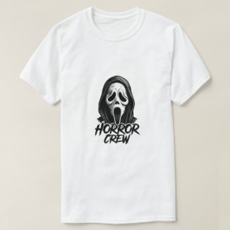 Skräckbesättningens spökmask Vintage Slasher-film T Shirt