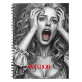 Skräckbild Anteckningsbok