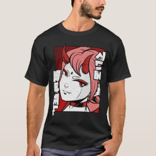 Skräckdemonflicka Goth Eboy Egirl Harajuku-estetik T Shirt