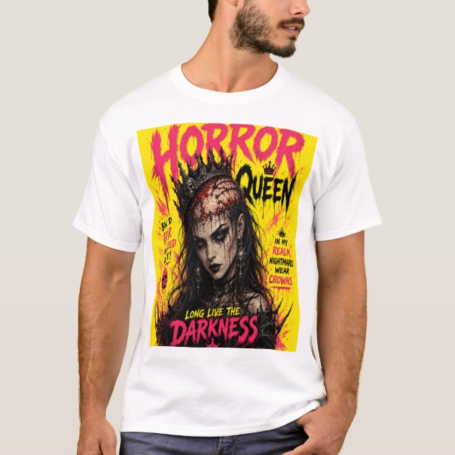 Skräckdrottning  t shirt (Framsida)