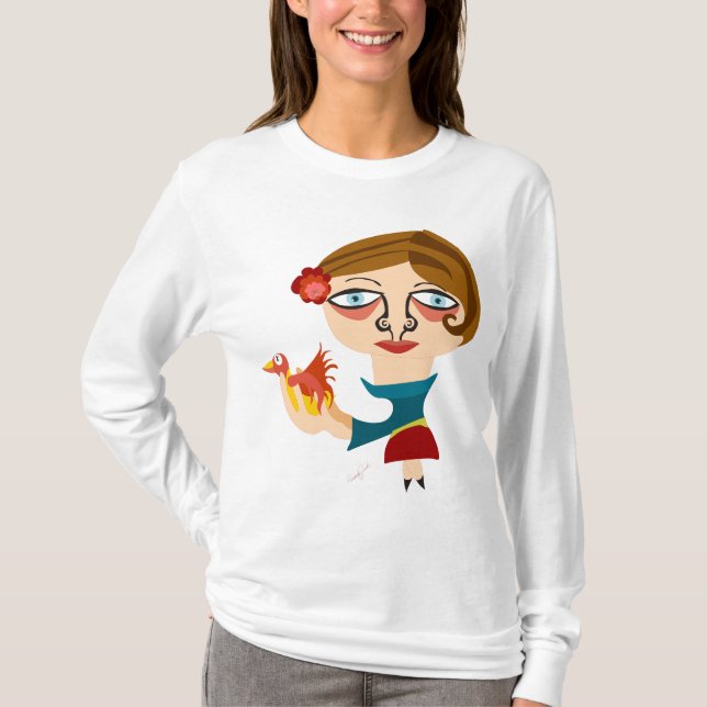 Skräcken av flyget tee shirt (Framsida)