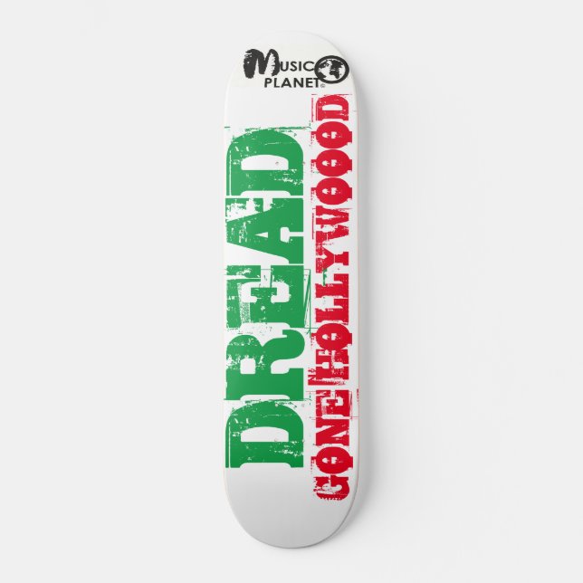 SKRÄCKEN BORT HOLLWOOD /TST Skateboard (Framsida)