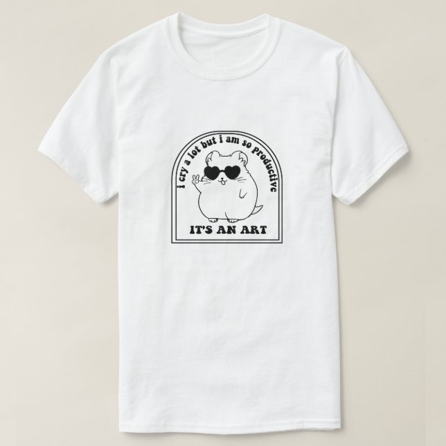 skräcken kvarstår, men det gör det också t shirt (Design framsida)