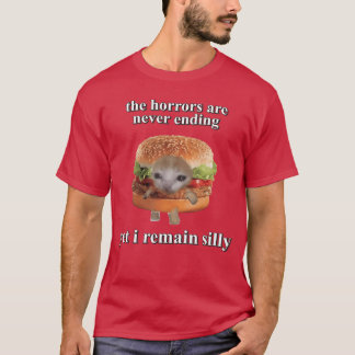 Skräckens dagar tar aldrig slut men jag förblir du t shirt
