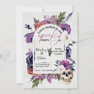 Skräckens Högtidsstund - Följ Med Om Du Vågar! Inbjudningar