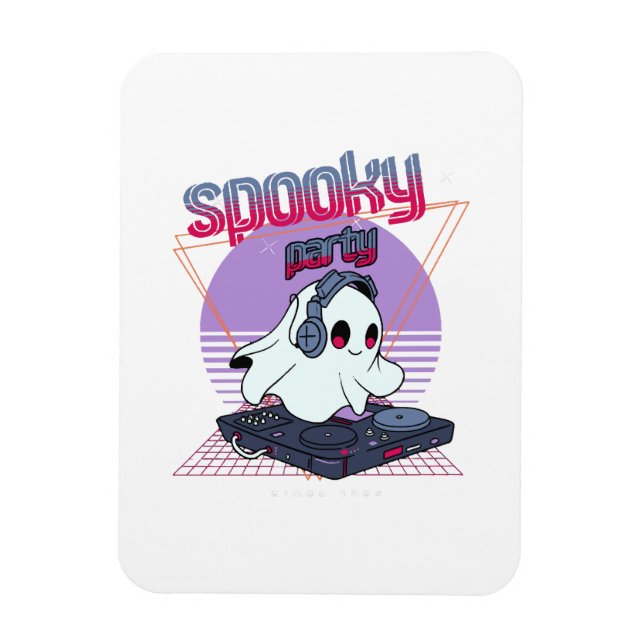 Skräckfest Halloween Magnet (Vertikal)