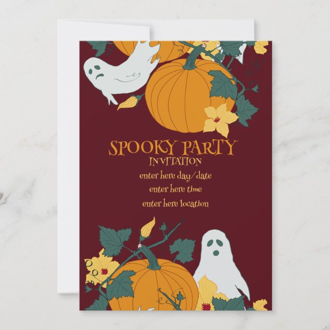 Skräckfest Inbjudningar (Framsida)