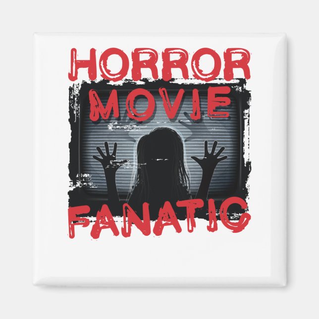 skräckfilm Fanatic Scary Films Magnet (Framsidan)