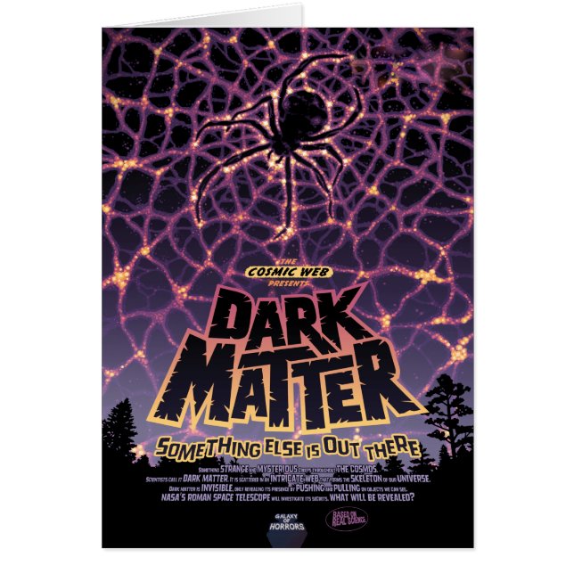 Skräckfilm för Sci-Fi, Mörk Materia Hälsningskort (Framsidan)