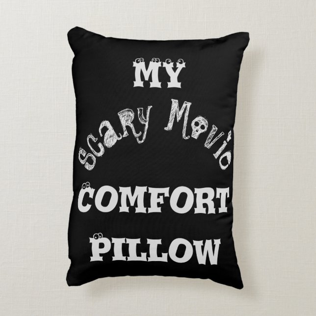 Skräckfilmsaccentkudde Prydnadskudde (Baksidan(Vertikal))