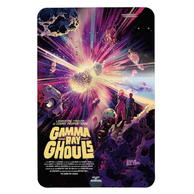 Skräckfilmsannons för Sci-Fi, Gamma Ray Ghouls Magnet (Vertikal)