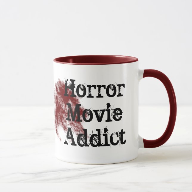 skräckfilmsberoende mugg (Höger)